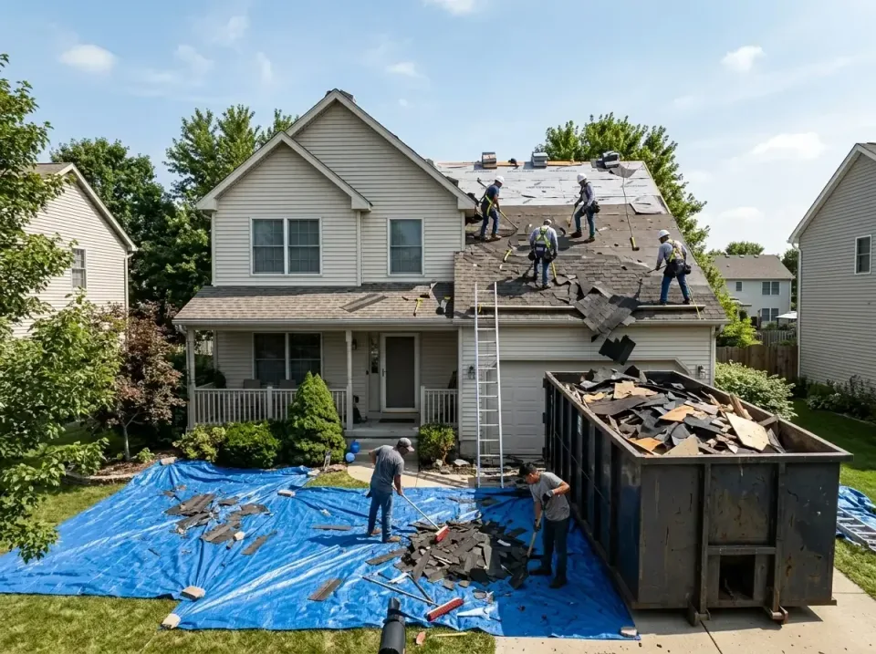 roof-replacement-debris-remova-004 — frequently asked questions, Cheapest Dumpster Rentals in Conroe, TX